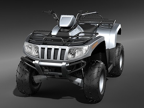 3d atv quad ac700 arctic model - ATV QUAD Arctic Cat AC700... by squir